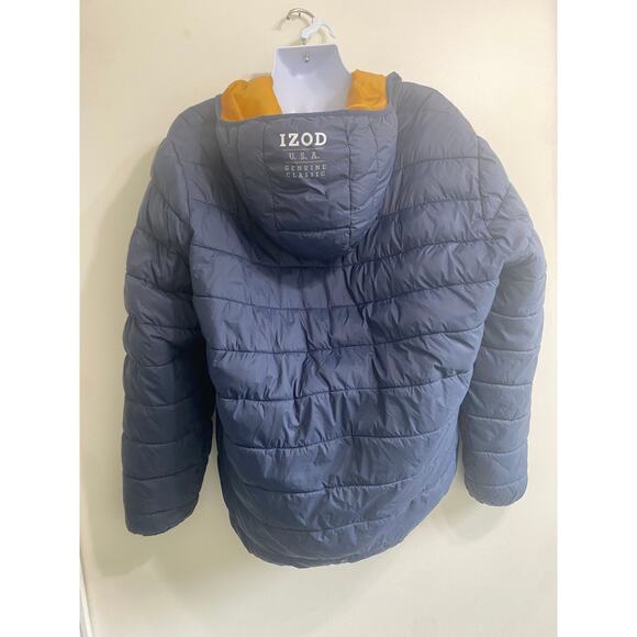 Izod Men's XXL Winter Water-Resistant‎ Puffer Pullover Jacket - Picture 10 of 14